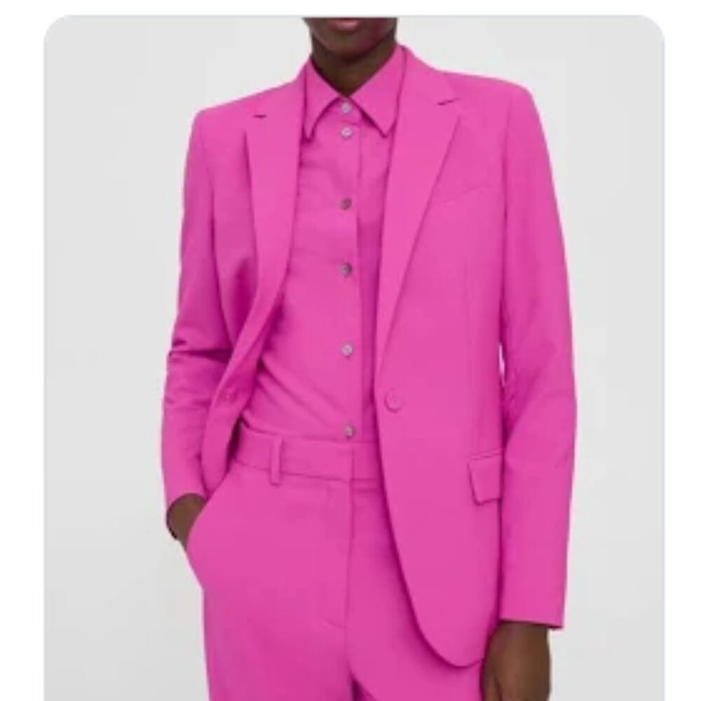 Theory size 6 pink Etiennette suit - Picture 4 of 8